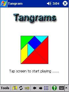 Pocket PC Tangrams Screenshot